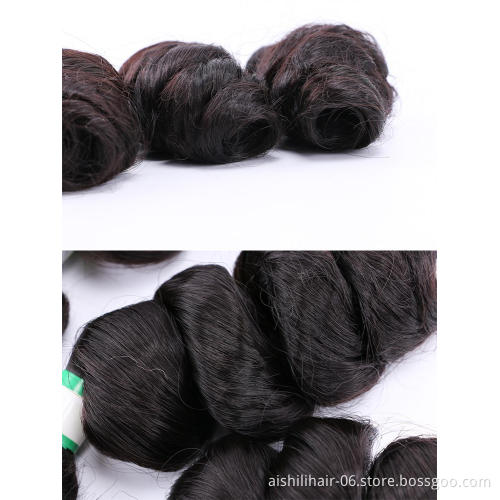 AiShiLi Hair Factory Loose Wave  Crochet Braid Heat Resistant Sythnetic Hair Extension wig